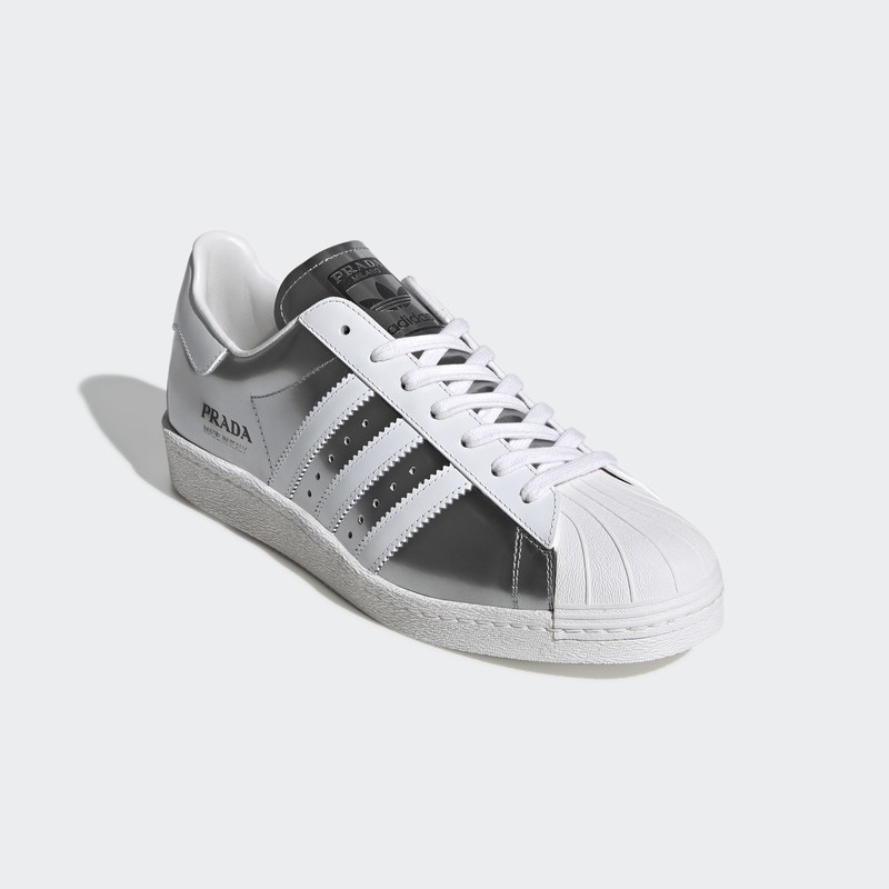 Prada x adidas Olympic Superstar Silver Metallic | Cheap